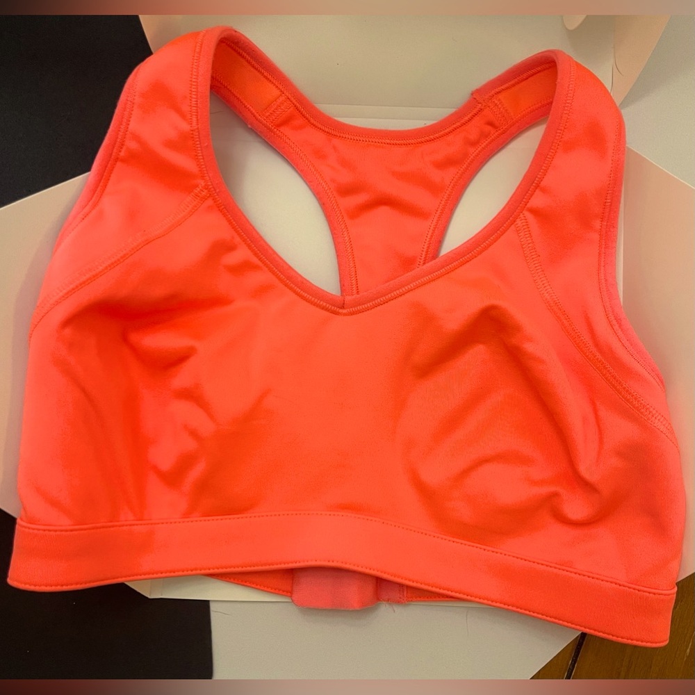 NWOT Gap sports bra 34C Coral